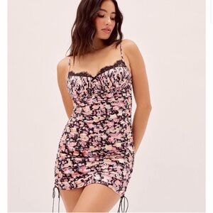 For Love And Lemons Gardeni Floral Mini Dress